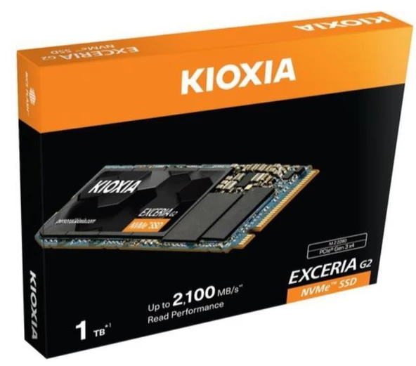 KIOXIA SSD 1TB EXCERIA G2 2100-1700Mbs PCIe M.2 NVMe SSD LRC20Z001TG8 - 3