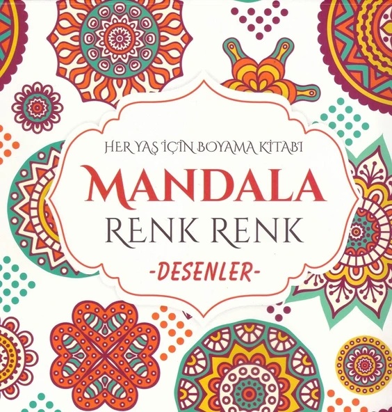 EVRENSEL MANDALA RENK RENK-DESENLER ürün görseli 1
