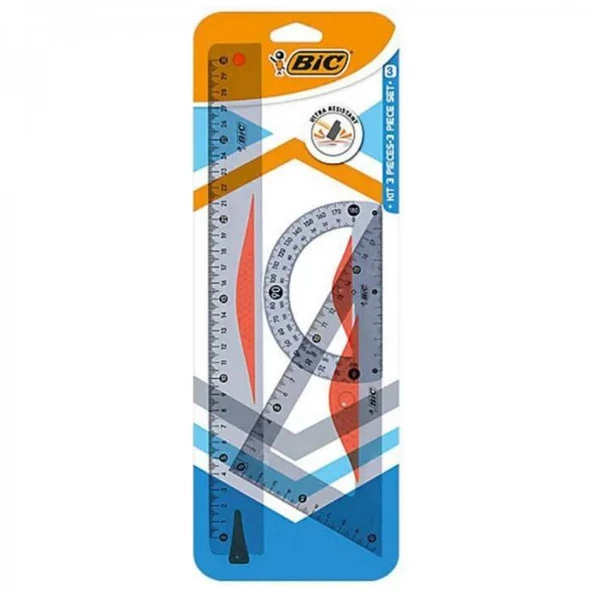 Bic Çizim Seti 30cm 3'lü / 9927272