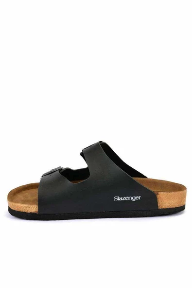 Slazenger LENS NUBUK Erkek Terlik Siyah - 4