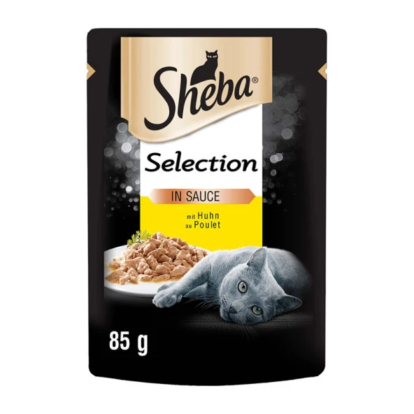 Sheba Tavuklu Gravy Yaş Mama 85 Gr