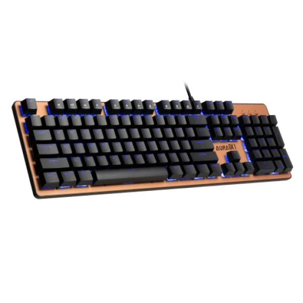 GAMDIAS AURA GK1, USB Kablolu, Ingilizce, Çok Renkli Arka Aydinlatma, Red Mekanik Switch, Brown Edition, Gaming Klavye - 2