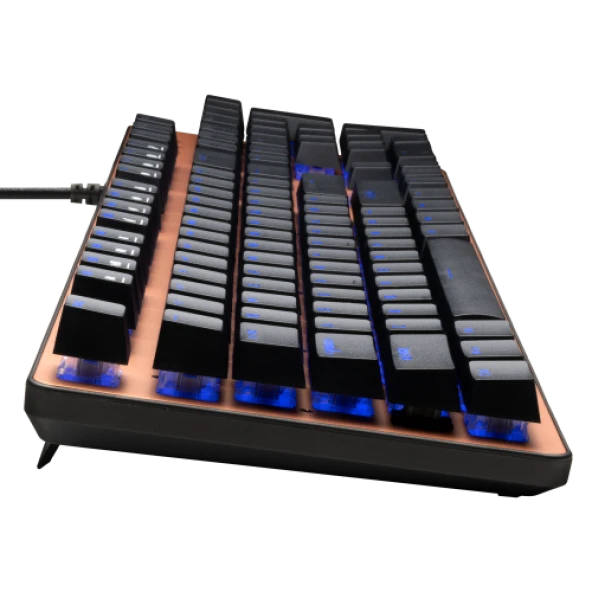 GAMDIAS AURA GK1, USB Kablolu, Ingilizce, Çok Renkli Arka Aydinlatma, Red Mekanik Switch, Brown Edition, Gaming Klavye - 3