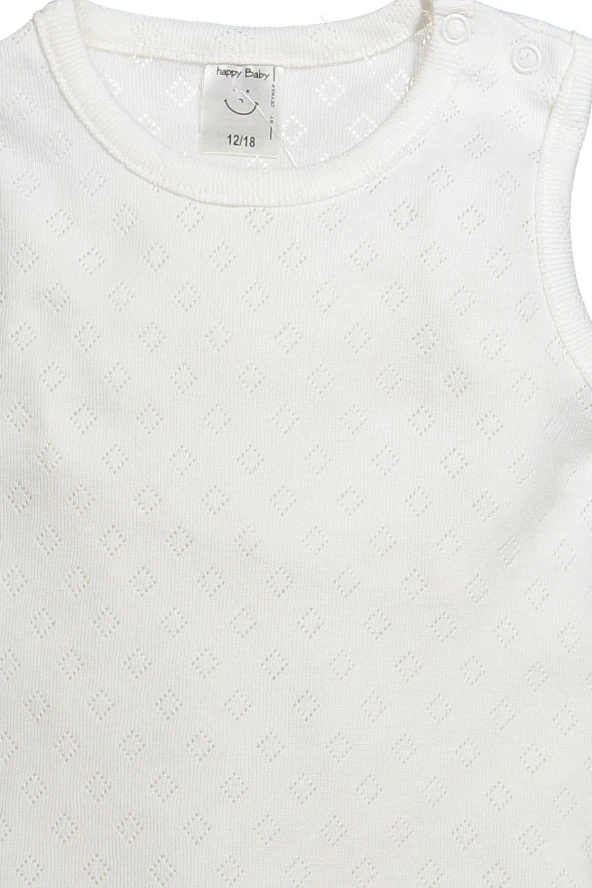 Unisex Bebek Nefes Alabilen Kumaş Zıbın (0-36ay) - 2