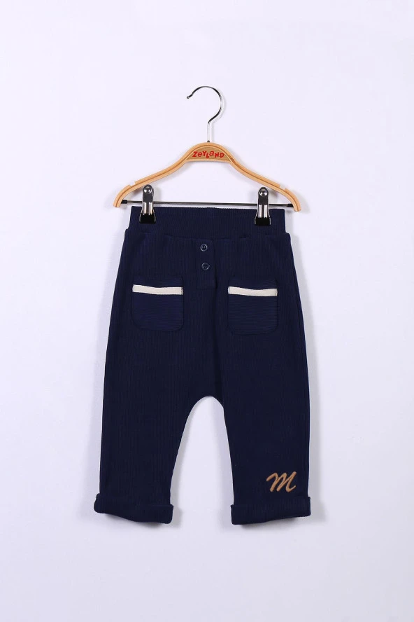 Erkek Bebek Cepli Kaşkorse Pantolon - 2