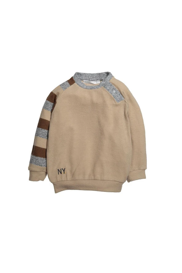 Erkek Bebek Yakası Çıtçıtlı Kazak (9ay-4yaş)