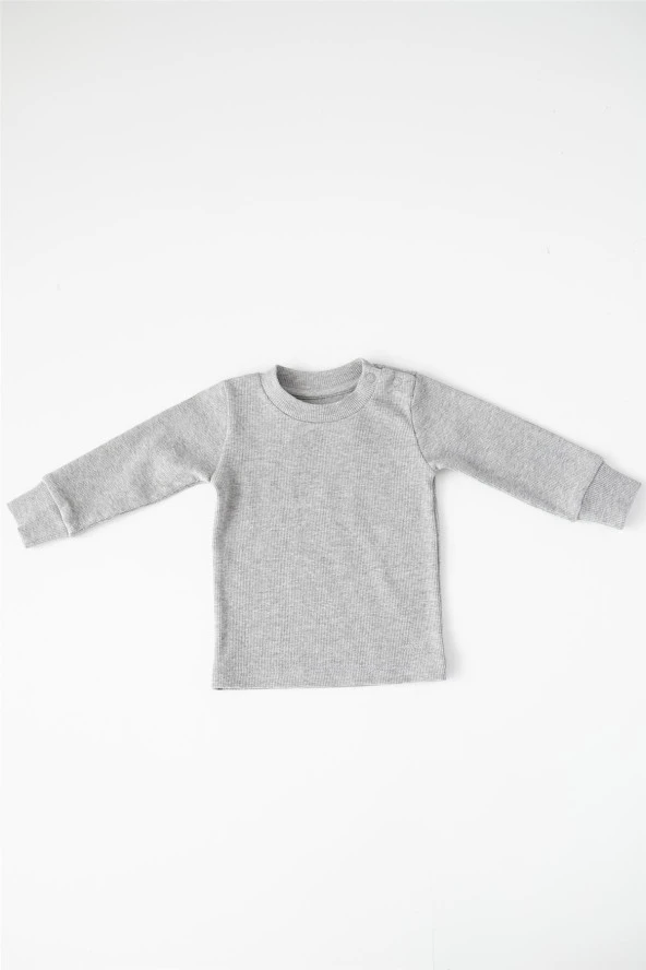 Gots Sertifikalı %100 Organik Pamuk Sweatshirt ve Pantolon Takım (0-4yaş) - 2