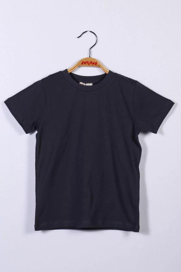 Antrasit Unisex Çocuk Basic T-Shirt (4-12yaş)