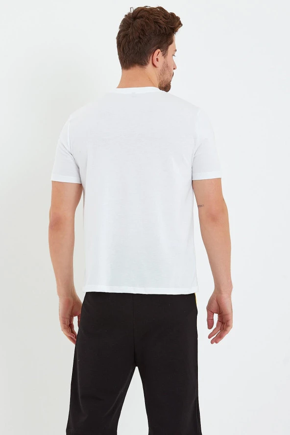 Erkek Resist Baskılı Cepli T-Shirt - 3