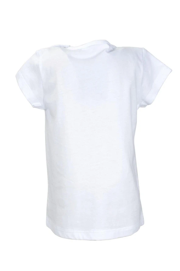 Kız Bebek Beyaz Flower Rabbit T-Shirt (9ay-4yaş) - 3