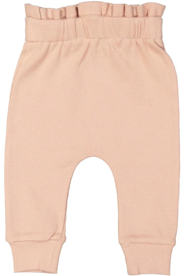 Gots Sertifikalı %100 Organik Pamuk Fırfırlı Sweatshirt ve Pantolon Takım (0-4yaş) - 5