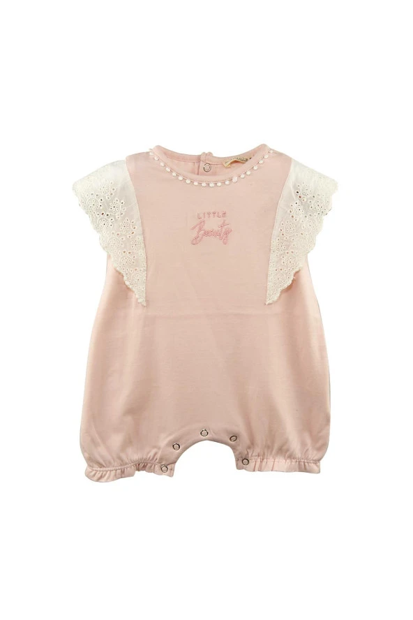 Kız Bebek Little Beauty Fistolu Çıtçıtlı Tulum (3-24ay) - 4