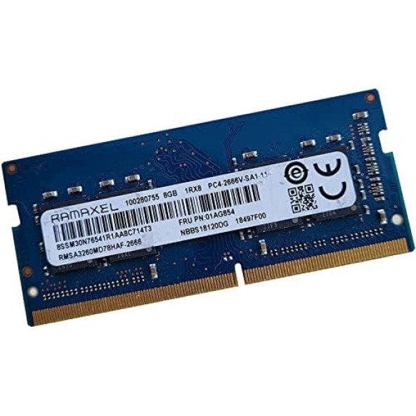 Ramaxel RMSA3260ME78HAF-2666 8gb Pc4 2666MHz DDR4 So-Dimm 260 pin 1.2V Notebook Ram - 1