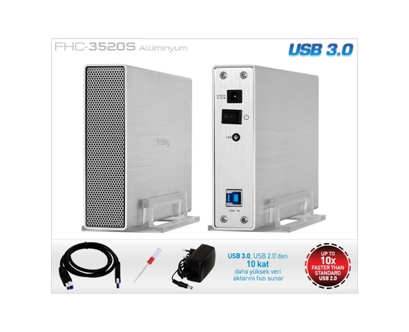 Frisby FHC-3520S 3.5'' SATA için Disk Kutusu ürün görseli 1
