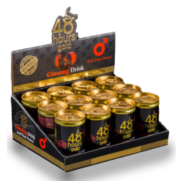 48 Hours Gold Ginseng içecek 100 ml 6 adet