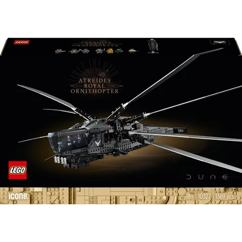 LEGO Icons  10327 Dune Çöl Gezegeni Atreides Royal Ornithopter (1369 Parça) - 3