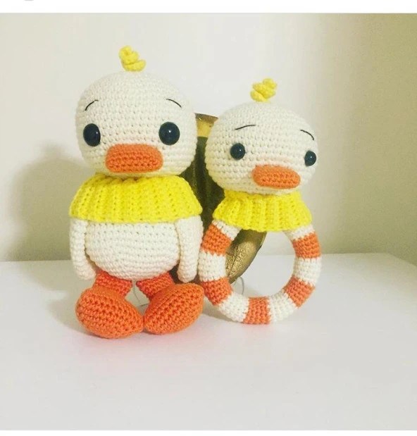 Ördek Set Amigurumi Organik Oyuncak - 1