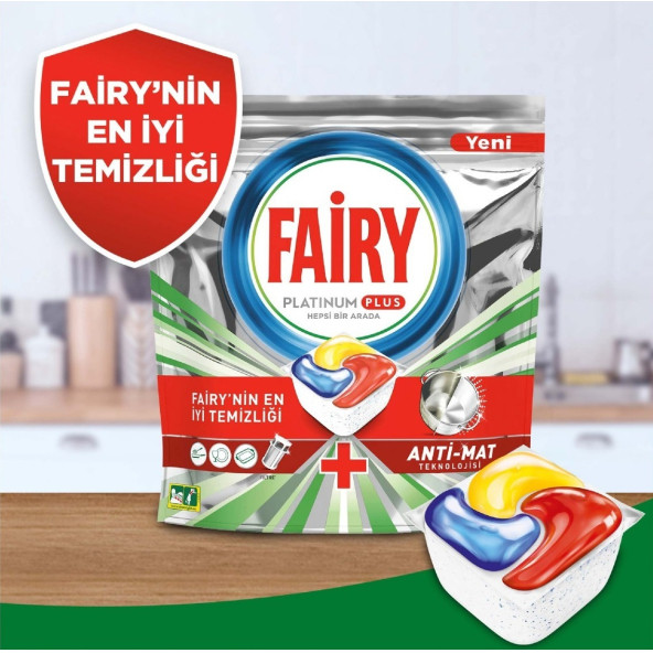 Fairy Platinum Plus Bulaşık Makine Tableti 125 Yıkama