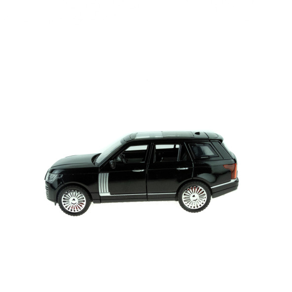 1:24 Ölçek Metal Model Super Suv Çek Bırak Işıklı Sesli Siyah - 3