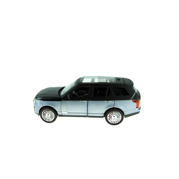 1:24 Ölçek Metal Model Super Suv Çek Bırak Işıklı Sesli Gri Siyah - 3