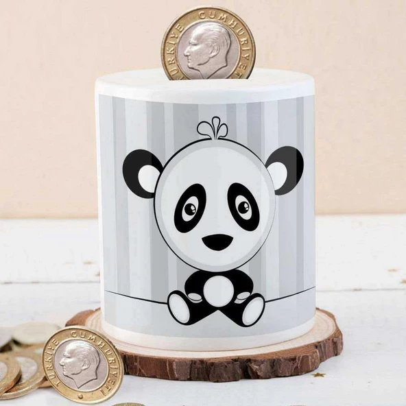 Sevimli Yavru Panda Para Birikim Kumbarası-1045-225 - 1