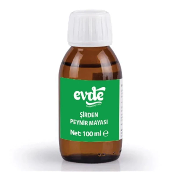 Evde Şirden Peynir Mayası 100 ml e