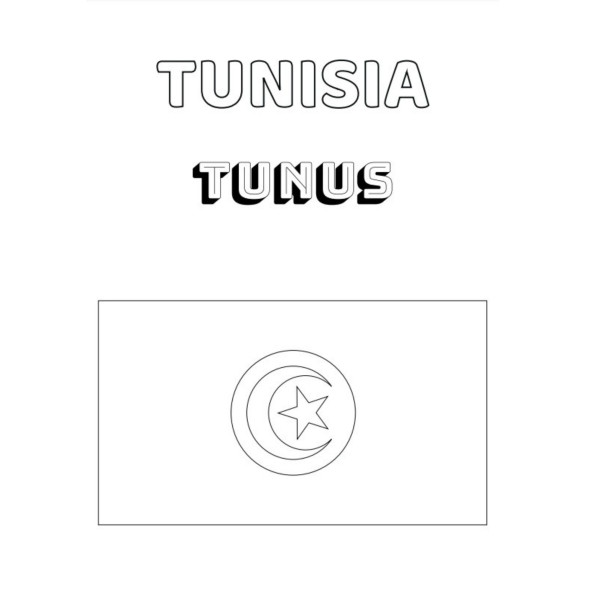 Afrika Ülke Bayrakları Çizme ve Boyama Kitabı - 5