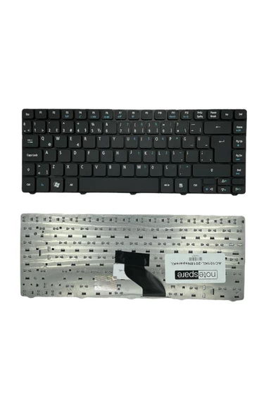 Acer ile Uyumlu Aspire 4733, 4735, 4736, 4738, 4739, 4740 Notebook Klavye Siyah TR