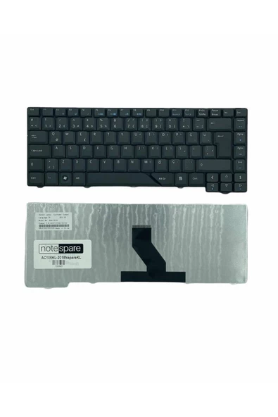 Acer ile Uyumlu PK130470100, PK1304701R0, PK130470200, PK1305H0170 Notebook Klavye Siyah TR