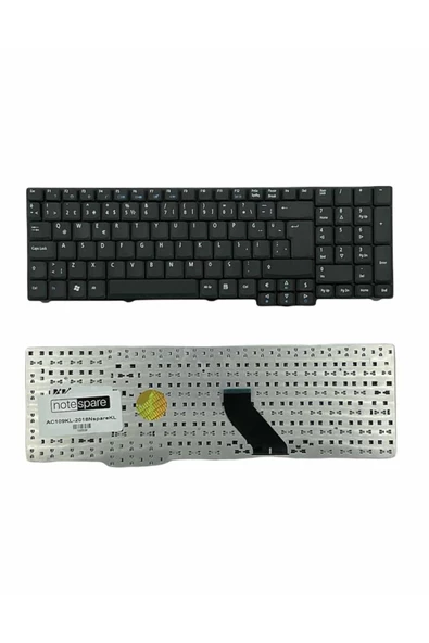 Acer ile Uyumlu Aspire 9412, 9413, 9414, 9420, 9423, 9424 Notebook Klavye Siyah TR