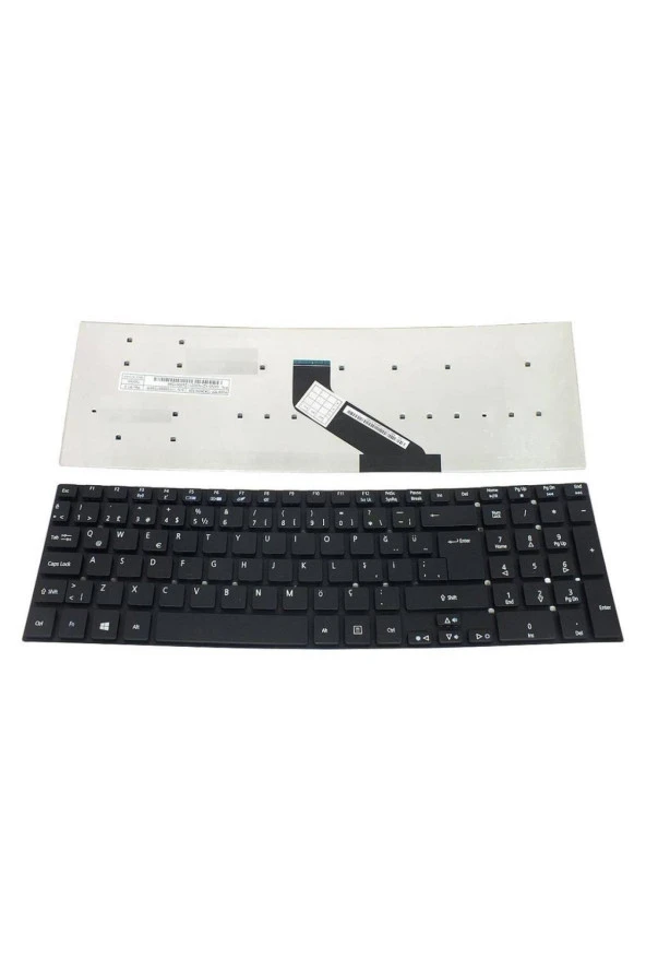 Acer ile Uyumlu Aspire E5-521G-80QL, E5-521G-84N0, E5-551G-F9NM Notebook Klavye Siyah TR