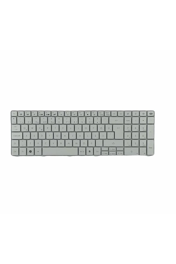 Acer ile Uyumlu E1-521-E302G50Mnks, E1-531-10004G50Mnks Notebook Klavye Beyaz TR