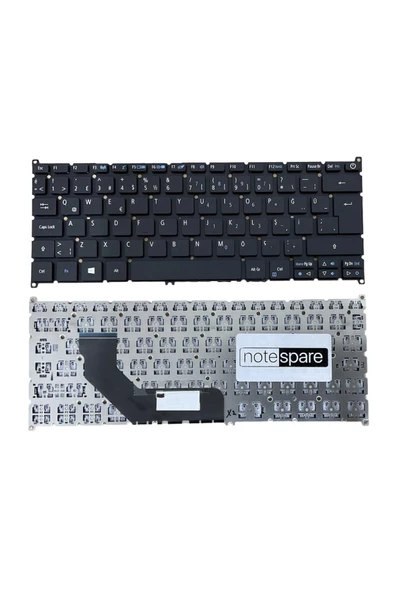Acer ile Uyumlu Swift 1 SF113-31-P5Ck Notebook Klavye Siyah TR - 1