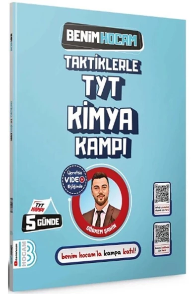 Benim Hocam Yayaınları TYT Taktiklerle 5 Günde Kimya Kampı Yeni