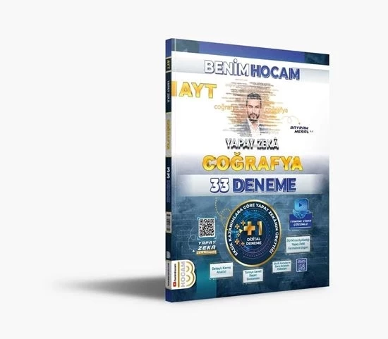 Benim Hocam Yayınları AYT Yapay Zeka Coğrafya 33 Deneme Yeni