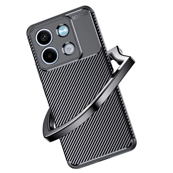 Vendas Xiaomi Redmi Note 13 5G Kılıf Zore Negro Silikon Kapak - Resim 3