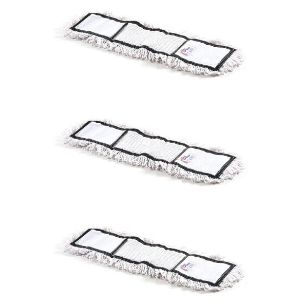 Cod-Ex Nemli Palet Tablet Nem Alıcı Yedek Mop Paspas Başlığı Bezi Beyaz - 40 Cm. - 3 Adet ürün görseli 1