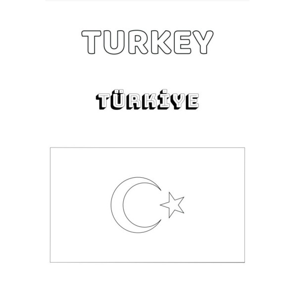 Dünya Bayrakları Çizme ve Boyama Kitap Seti (4 Kitap) - 5