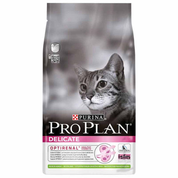 Proplan Delicate Kuzu Etli Yetişkin Kedi Maması 2X1 Kg. Metal Açık Paket