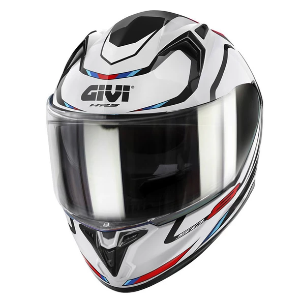 GIVI 50.8 MACH1 BEYAZ-SİYAH-KIRMIZI KASK - 1