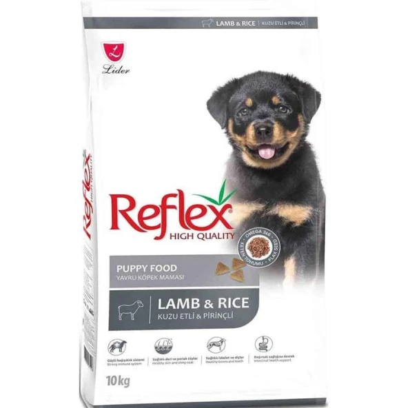 Reflex Kuzu Etli ve Pirinçli Yavru Köpek Maması 10 Kg