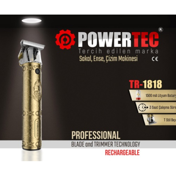 POWERTEC TR-1818 TIRAŞ MAKİNESİ