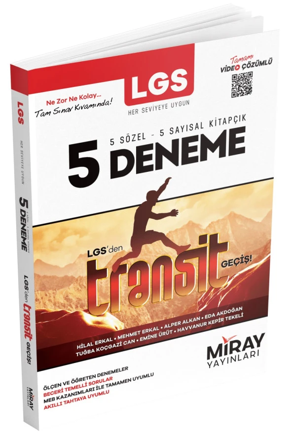 Miray 2024 8. Sınıf Lgs Transit 5 Deneme