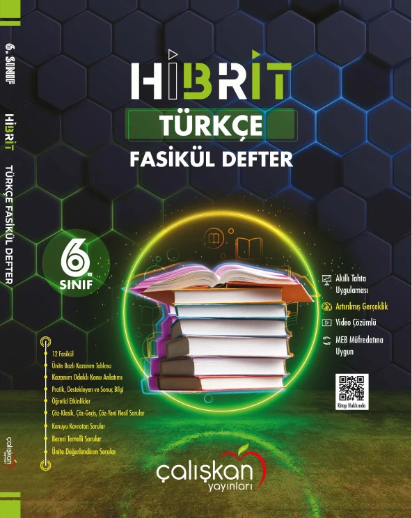 Çalışkan 6. Sınıf Türkçe Hibrit Fasikül Defter 2023