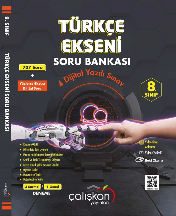 Çalışkan 8. Sınıf Lgs Türkçe Ekseni Soru Bankası 2023