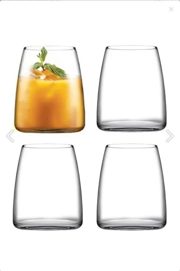Paşabahçe pinot su bardak - meşrubat bardağı 4 lü yeni model