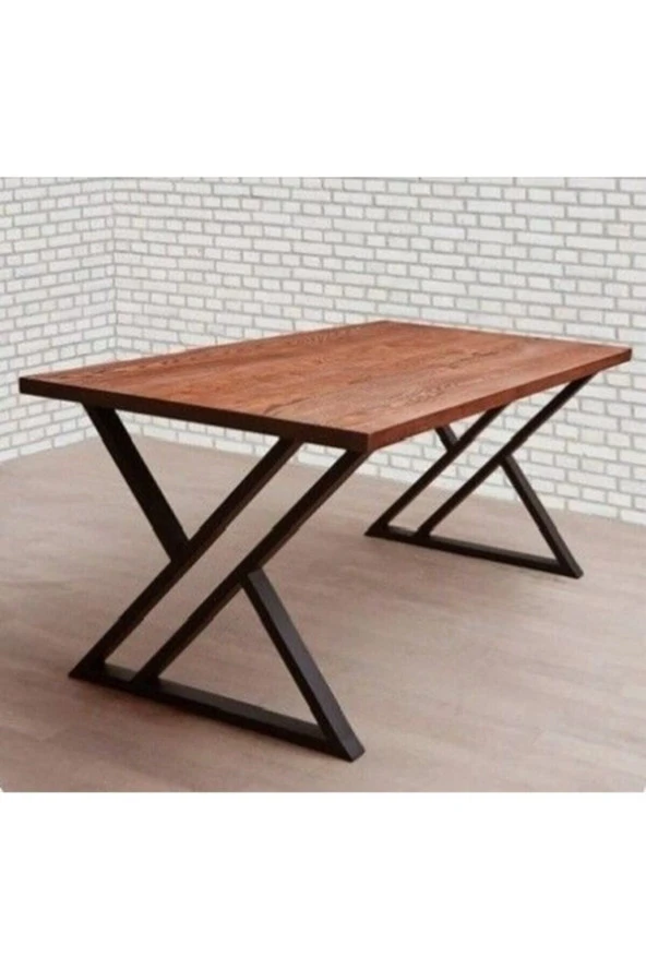 Mavitrend Dekoratif Metal Masa Ayağı Kütük Masa Ayağı Mobilya Ayakları Yükseklik 70 Cm Genişlik 60 Cm - 2