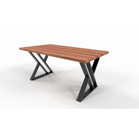 Mavitrend Dekoratif Metal Masa Ayağı Kütük Masa Ayağı Mobilya Ayakları Yükseklik 70 Cm Genişlik 60 Cm - 3