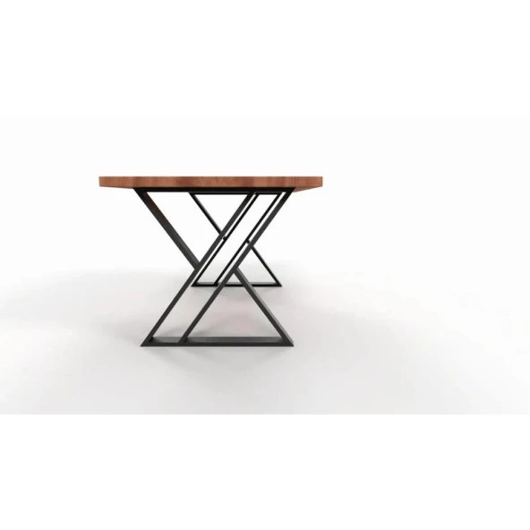 Mavitrend Dekoratif Metal Masa Ayağı Kütük Masa Ayağı Mobilya Ayakları Yükseklik 70 Cm Genişlik 60 Cm - 4