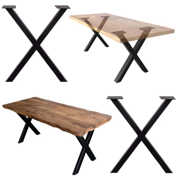 Mavitrend Dekoratif Metal Masa Ayağı Kütük Masa Ayağı Mobilya Ayakları 1 Takım Yükseklik 70 Cm Genişlik 60 Cm - 2